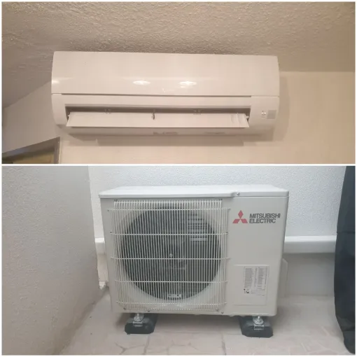 installation d'une climatisation Mitsubishi de 2500 watts à Gruissan, Narbonne, THERMACLIM
